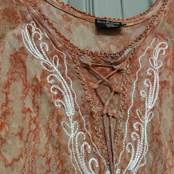 Vintage Canadian Flowy Bohemian Dress - Picture 4 of 9